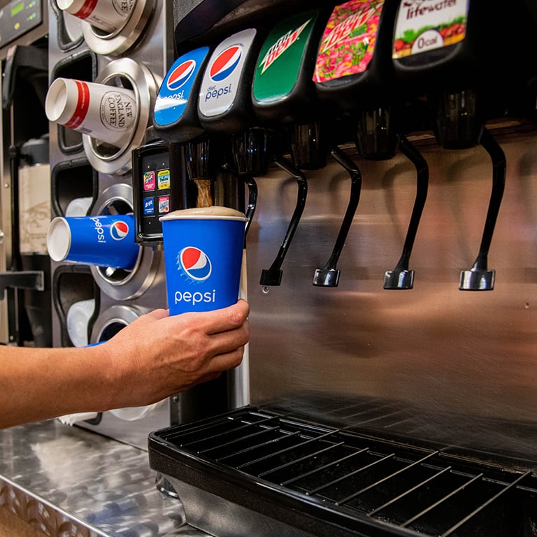 pepsi products soda machine